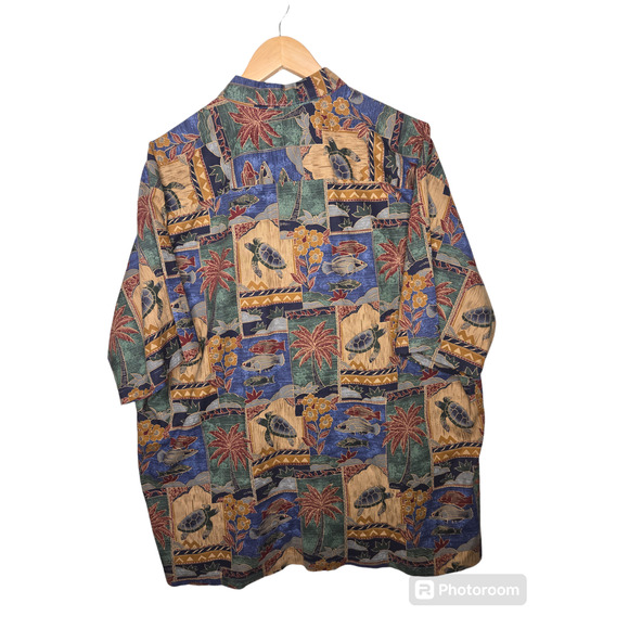 Tori Richard Honolulu  button down beach vacation  Honolulu XXL - Picture 4 of 4